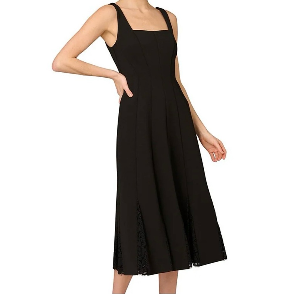 Bonded Crepe Midi Dress